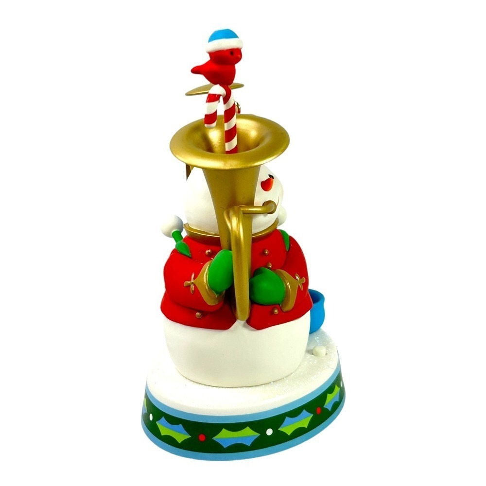 Hallmark ONE SNOWMAN BAND Magic Keepsake Ornament with Sound & Motion 2013 Box - Picture 6 of 15